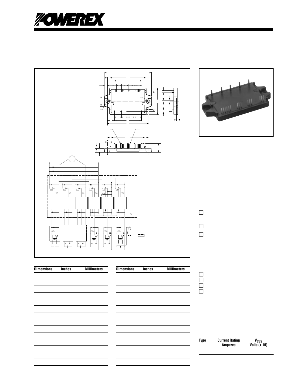 Intellimod™ modules | C&H Technology PM10CZF120 User Manual | Page 2 / 7