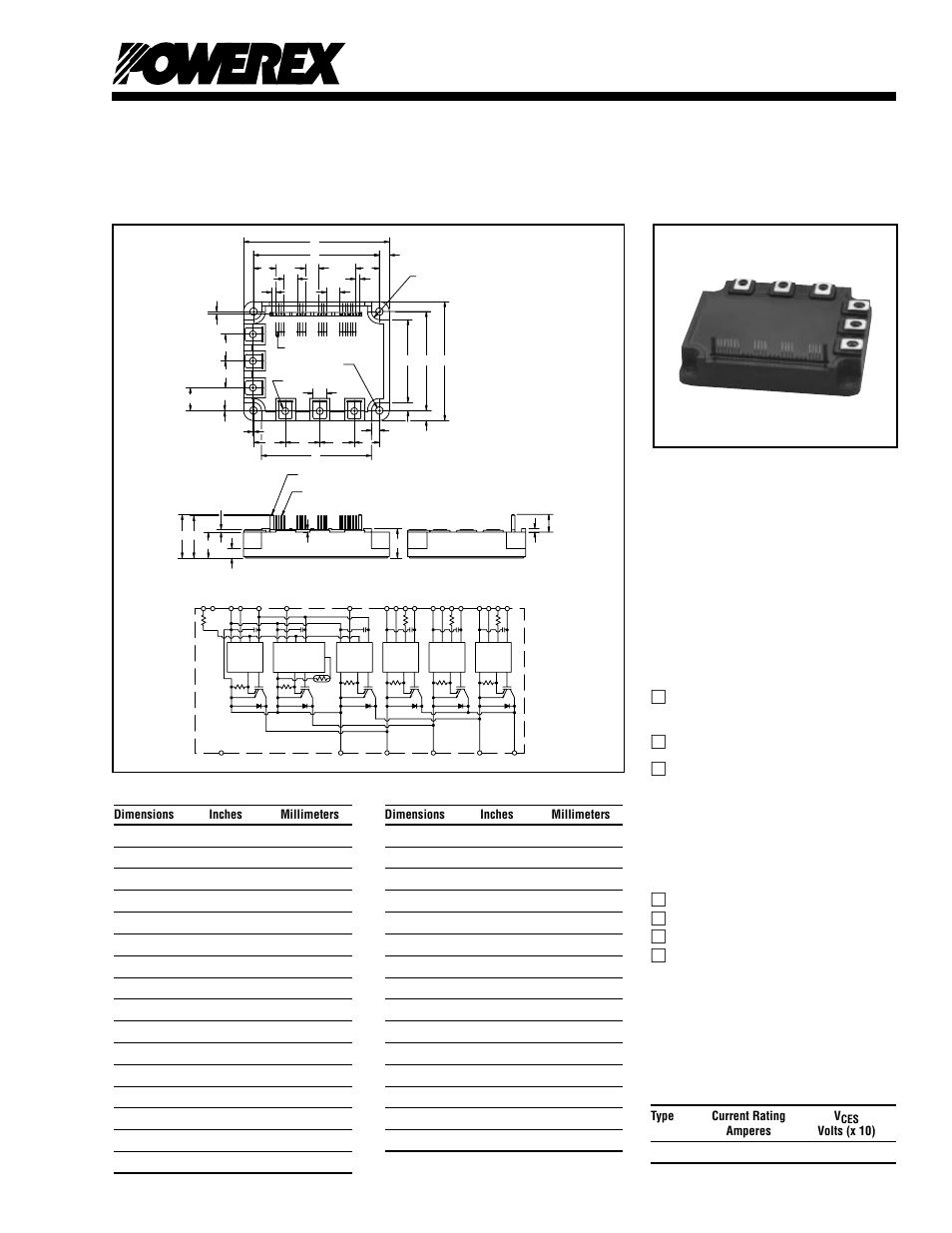 Intellimod™ module | C&H Technology PM150CSA060 User Manual | Page 3 / 8