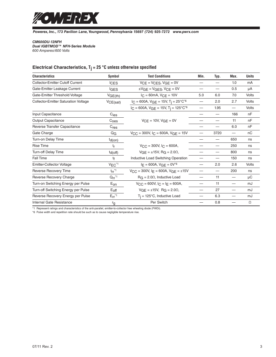 C&H Technology CM600DU-12NFH User Manual | Page 4 / 7