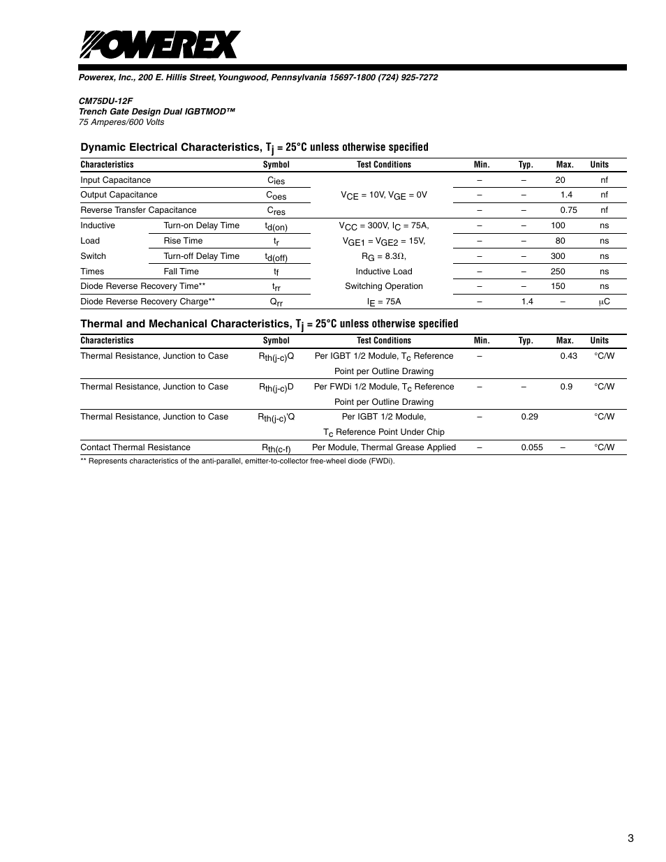 C&H Technology CM75DU-12F User Manual | Page 4 / 5