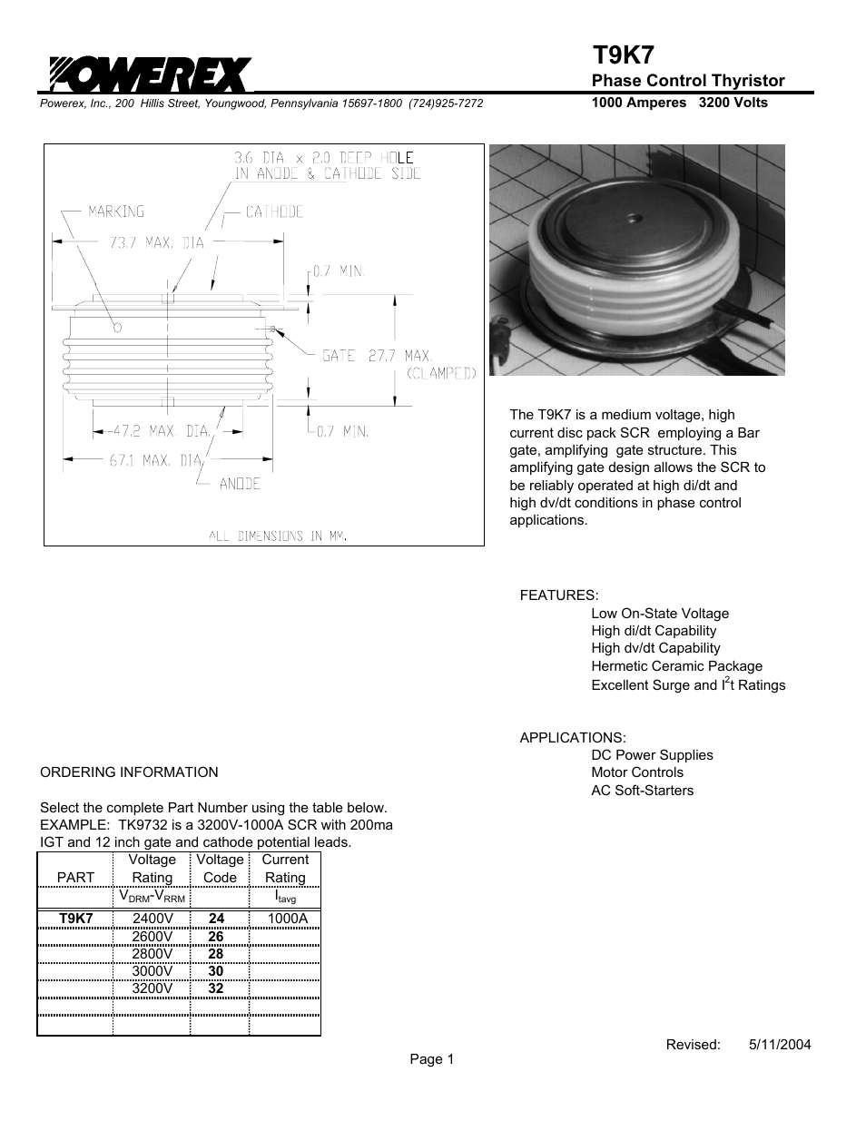 T9k7 | C&H Technology T9K7--24 User Manual | Page 2 / 5