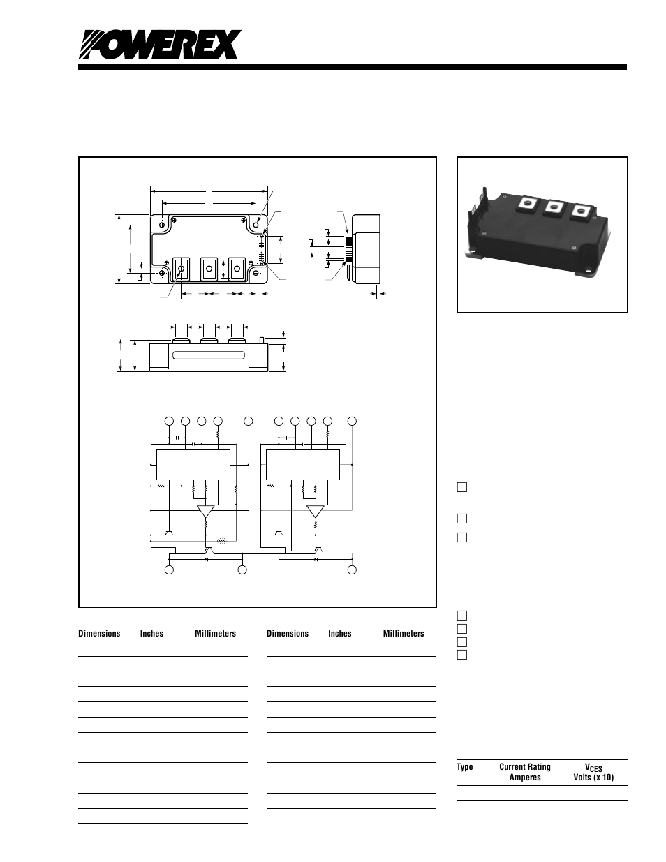 Intellimod™ module | C&H Technology PM200DVA120 User Manual | Page 2 / 7