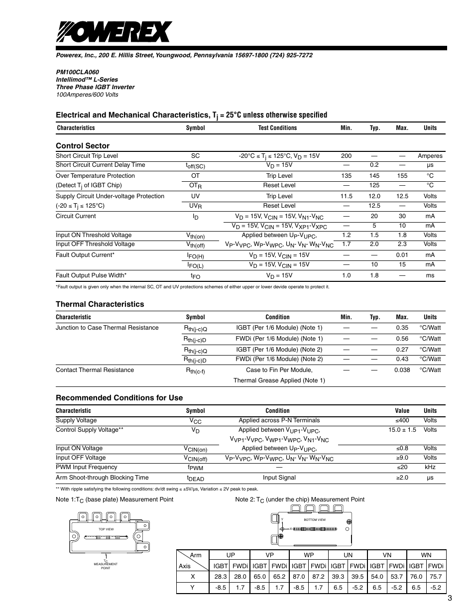 C&H Technology PM100CLA060 User Manual | Page 4 / 5