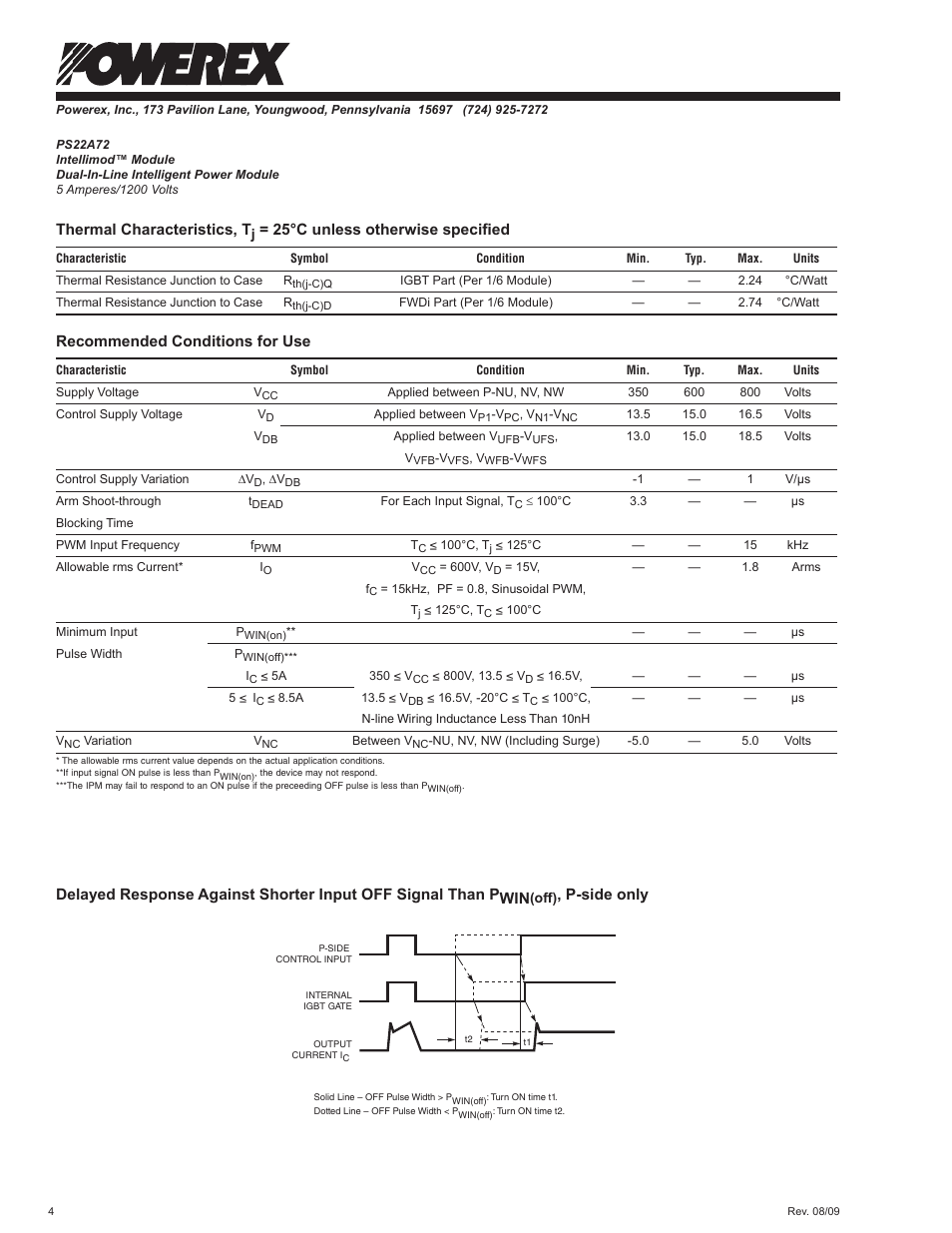 C&H Technology PS22A72 User Manual | Page 5 / 8