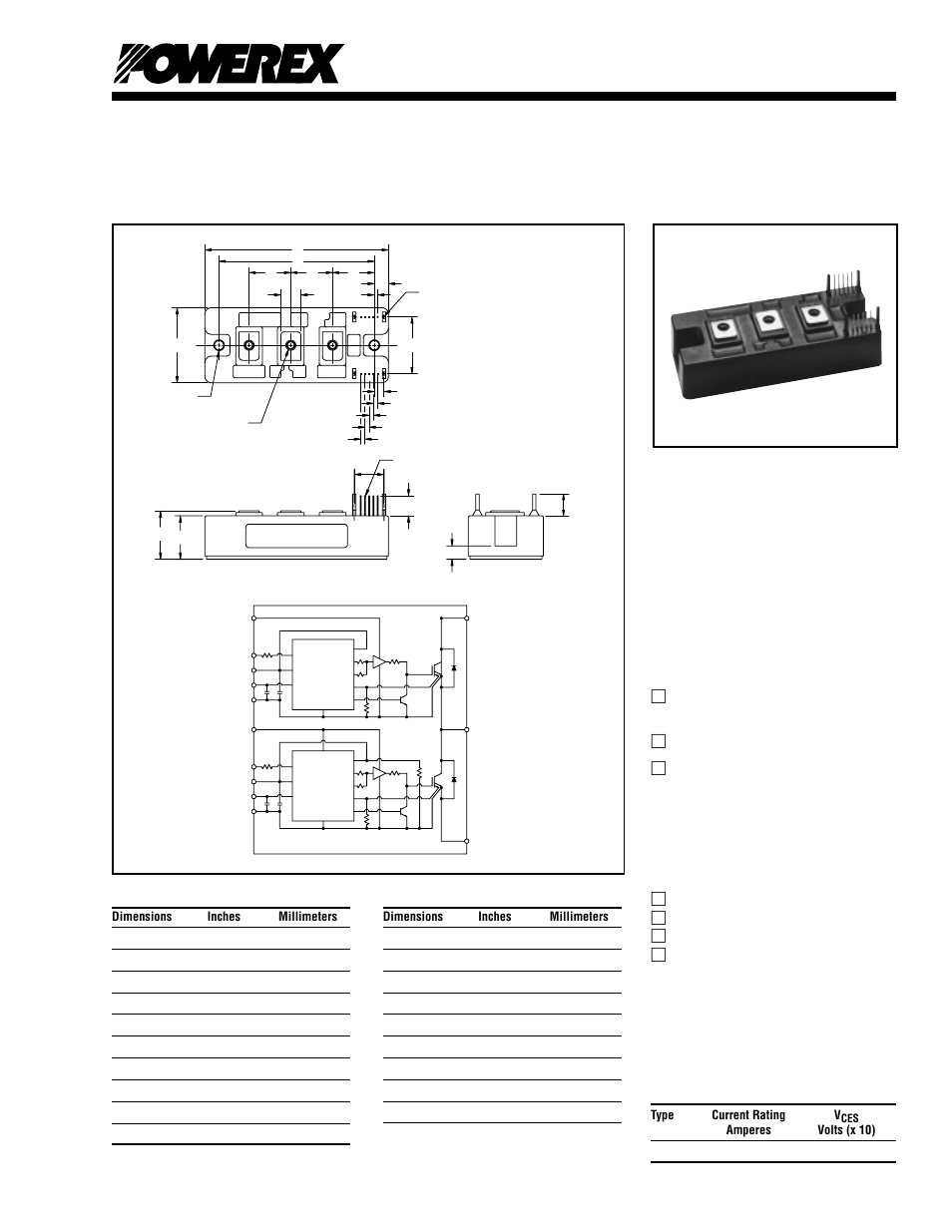 Intellimod™ module | C&H Technology PM75DSA120 User Manual | Page 2 / 7