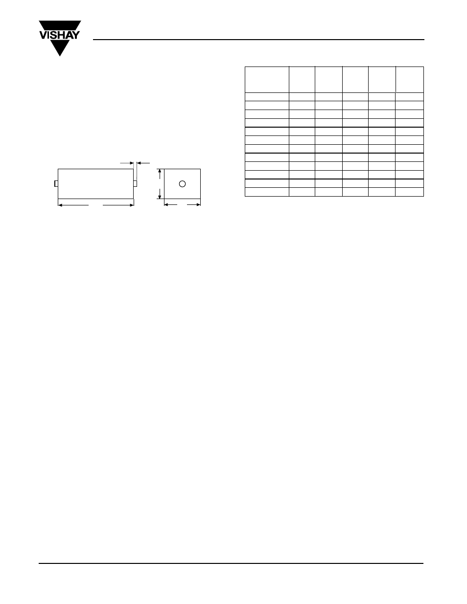 Vishay esta, High voltage dc capacitors | C&H Technology EPR User Manual | Page 3 / 3