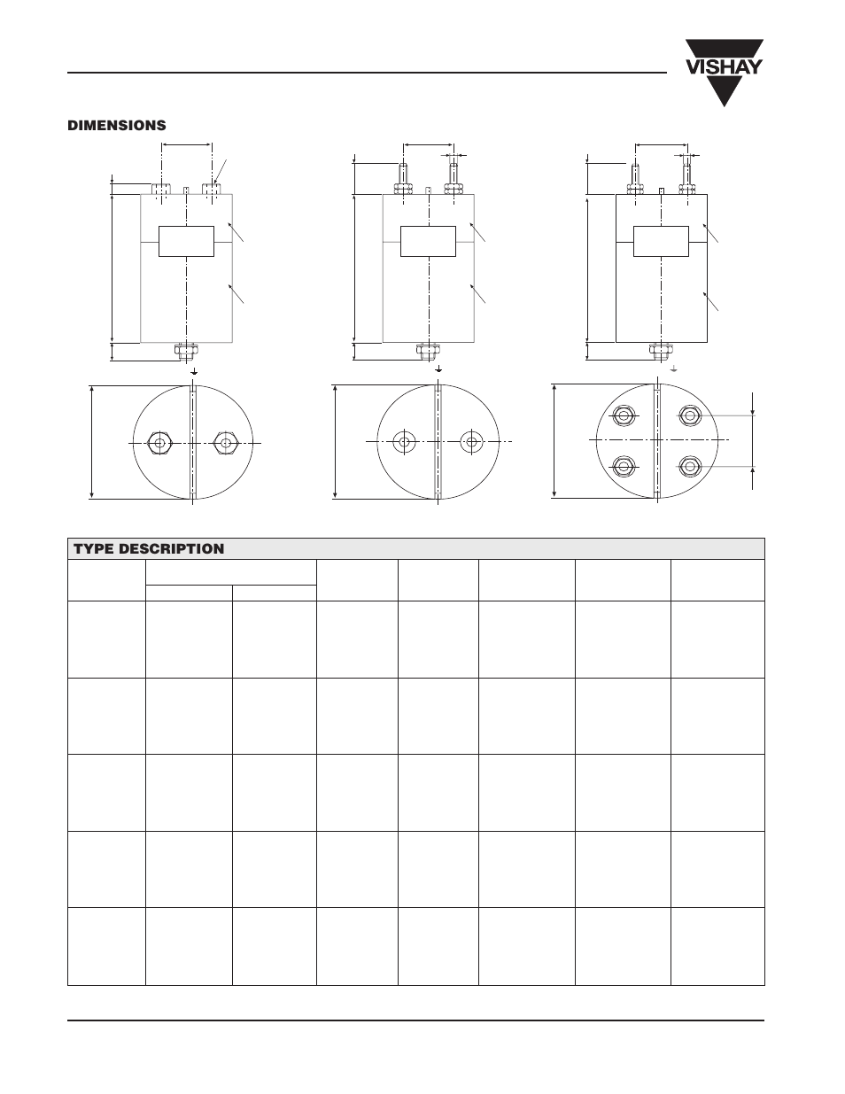 Hdmkp, Vishay esta, Capacitors for power electronics | C&H Technology HDMKP User Manual | Page 3 / 3