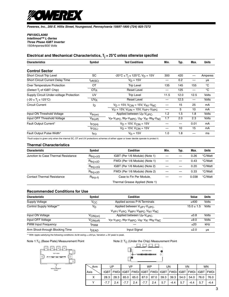 C&H Technology PM150CLA060 User Manual | Page 4 / 5