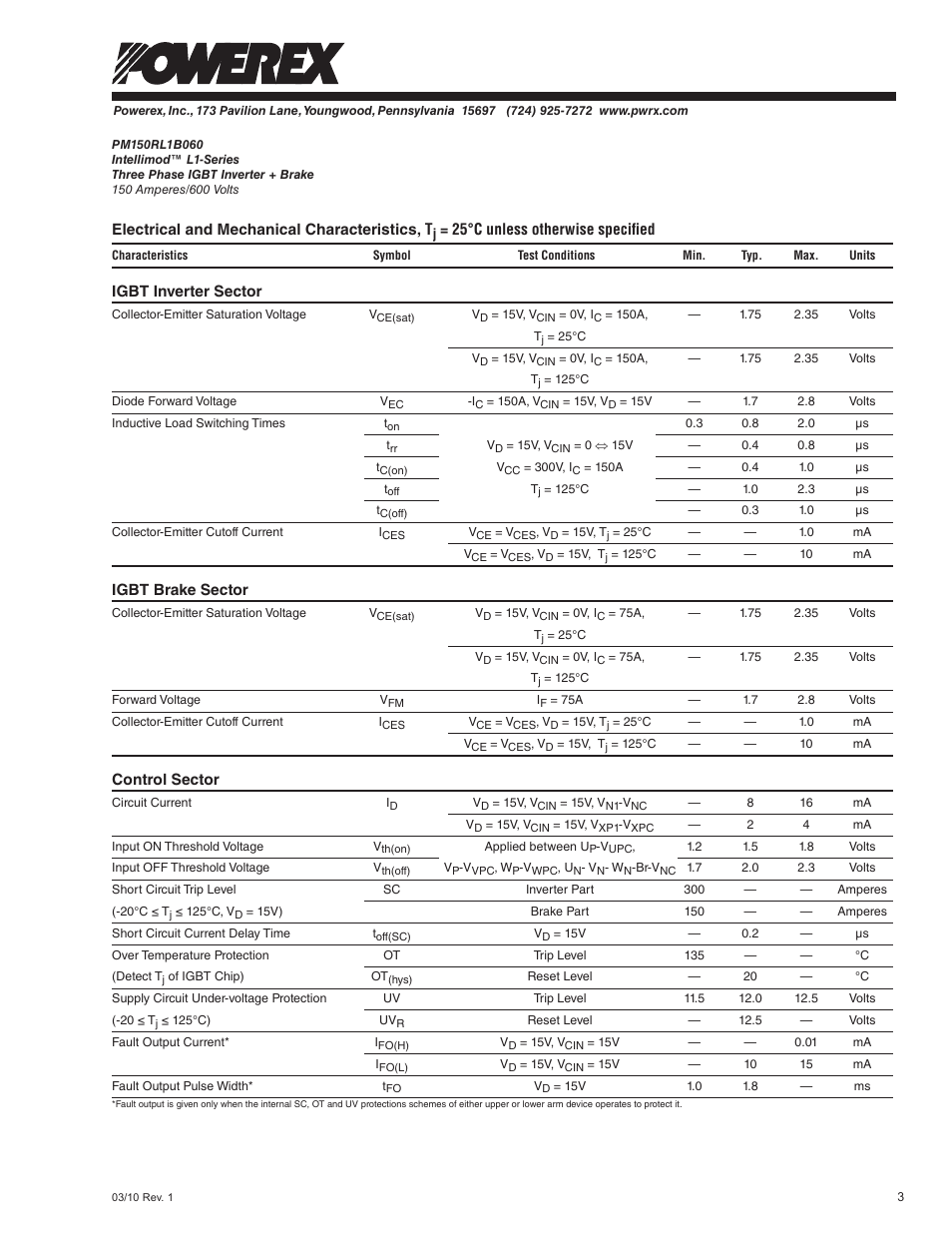 C&H Technology PM150RL1B060 User Manual | Page 4 / 8