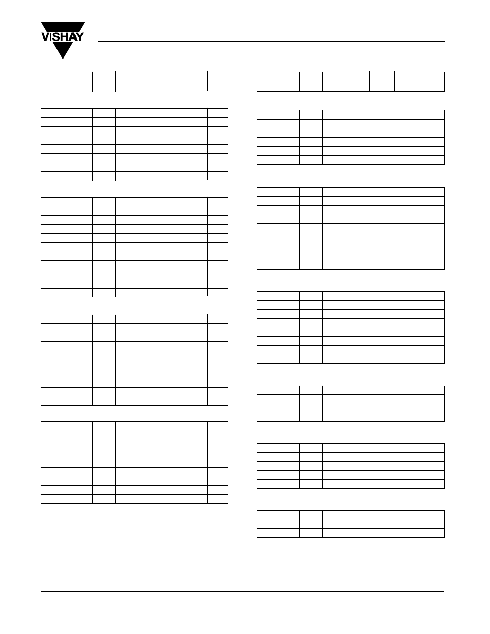 Vishay esta, Dc filter capacitors | C&H Technology ER User Manual | Page 4 / 4