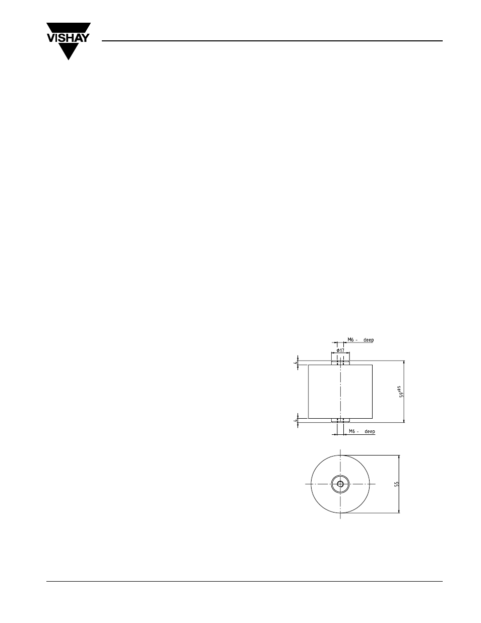 Gto snubber capacitors, dry self-healing, Vishay esta | C&H Technology GTO 4000-0.12R User Manual | Page 2 / 2