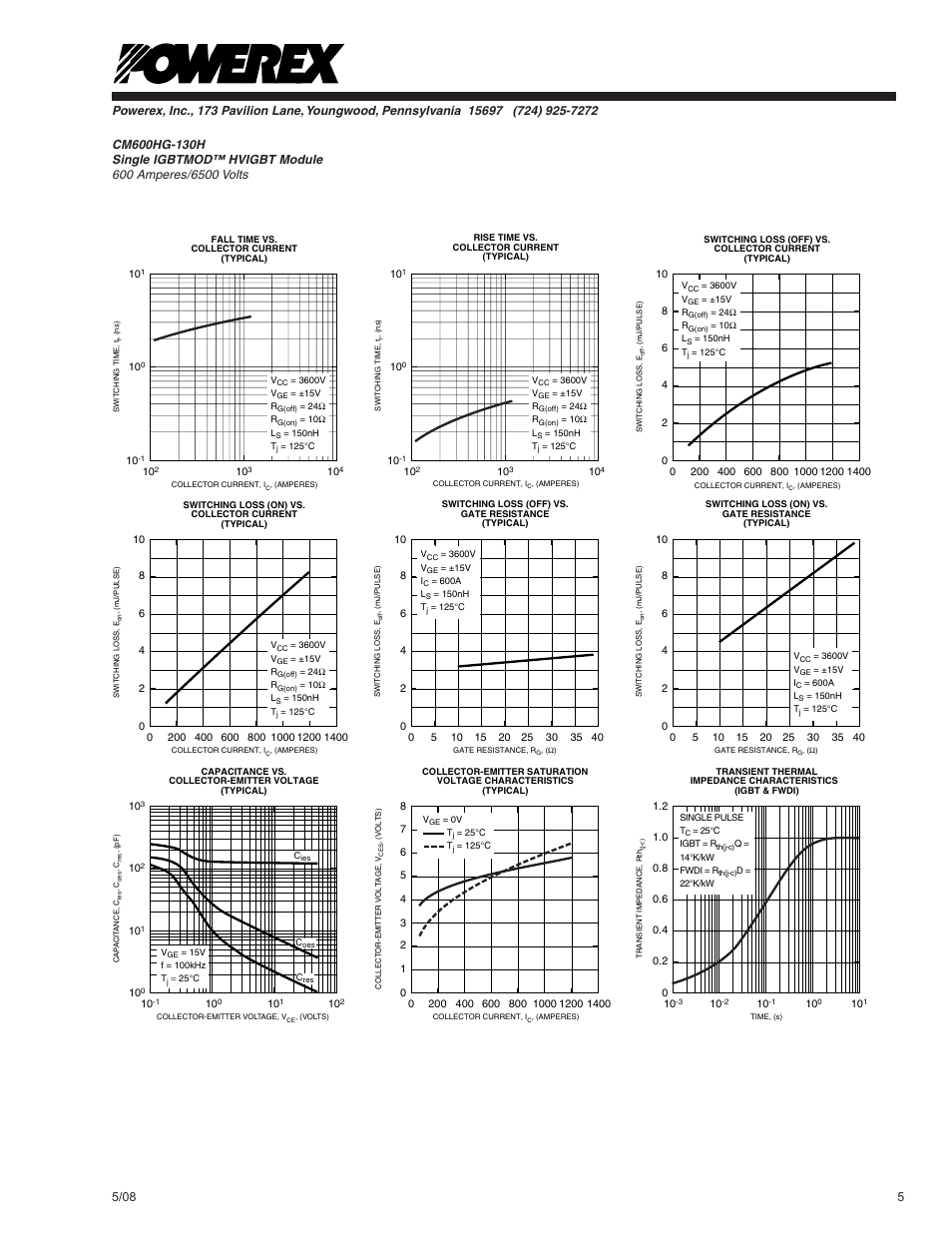 C&H Technology CM600HG-130H User Manual | Page 6 / 6