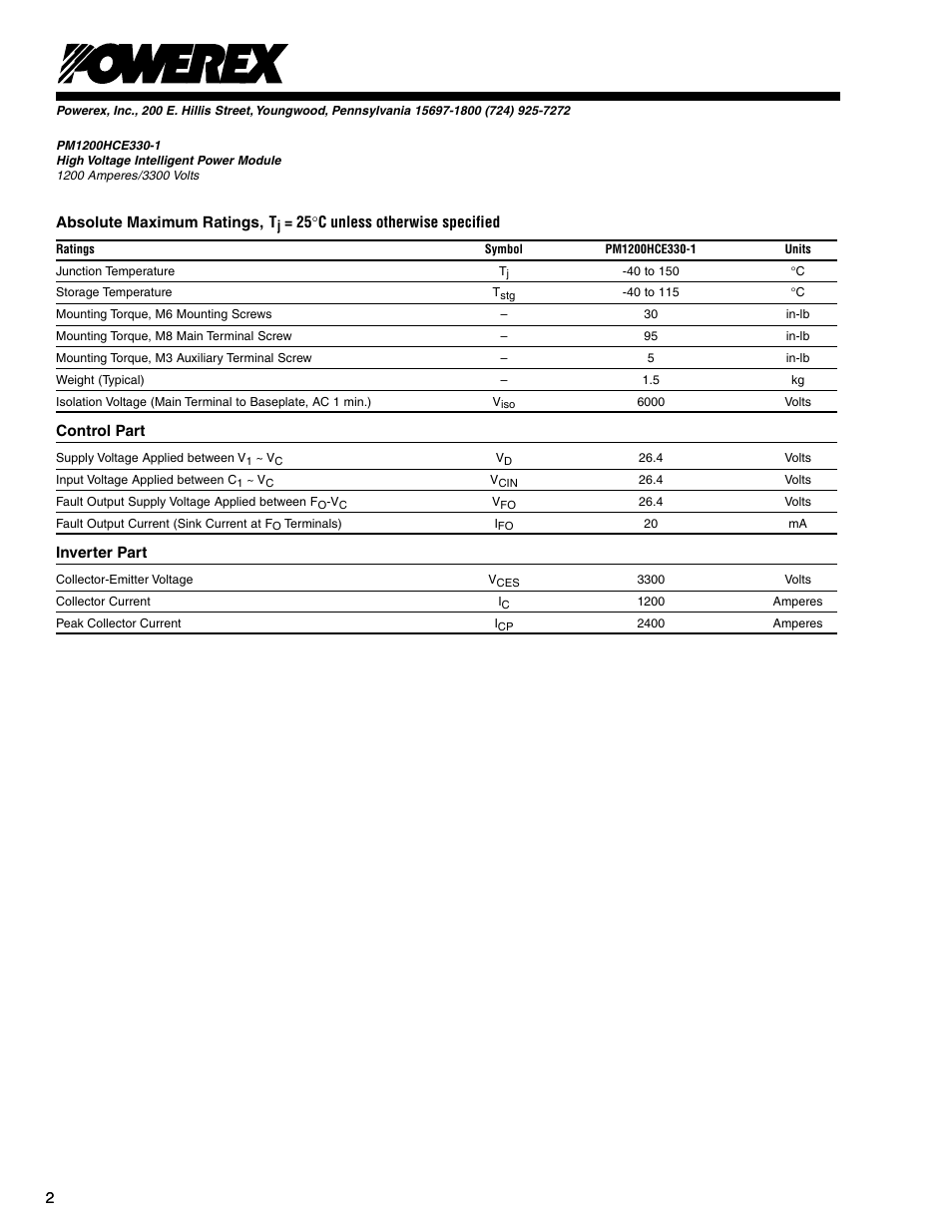 C&H Technology PM1200HCE330-1 User Manual | Page 4 / 6