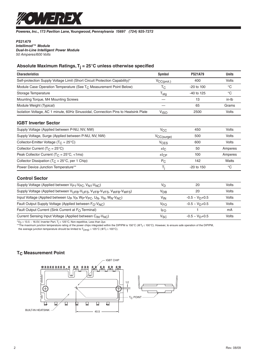 C&H Technology PS21A79 User Manual | Page 3 / 8