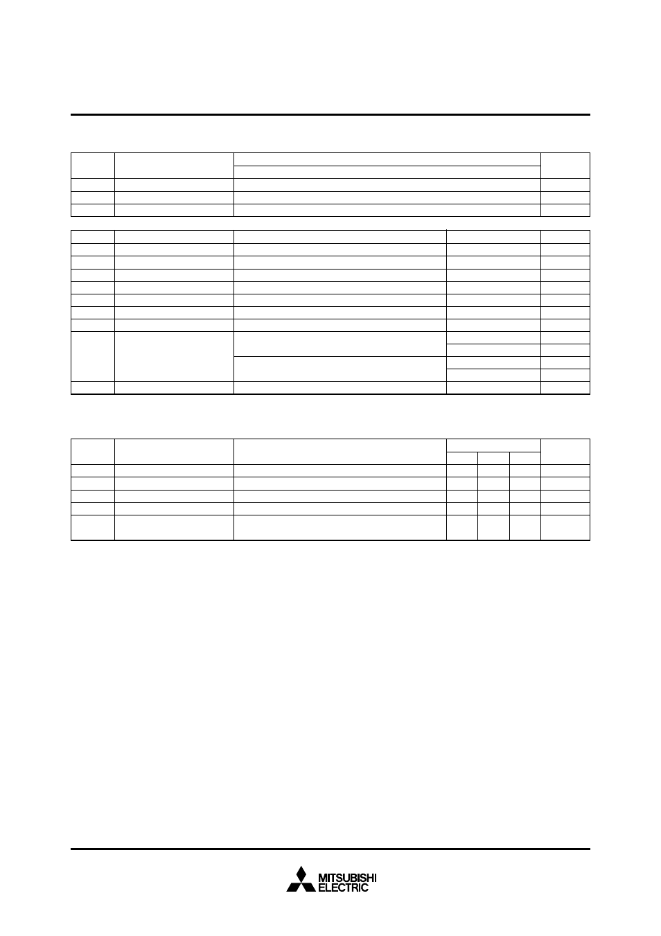 Rm20tpm-h, Absolute maximum ratings, Mitsubishi diode modules | Medium power general use, Electrical characteristics | C&H Technology RM20TPM-H User Manual | Page 3 / 4