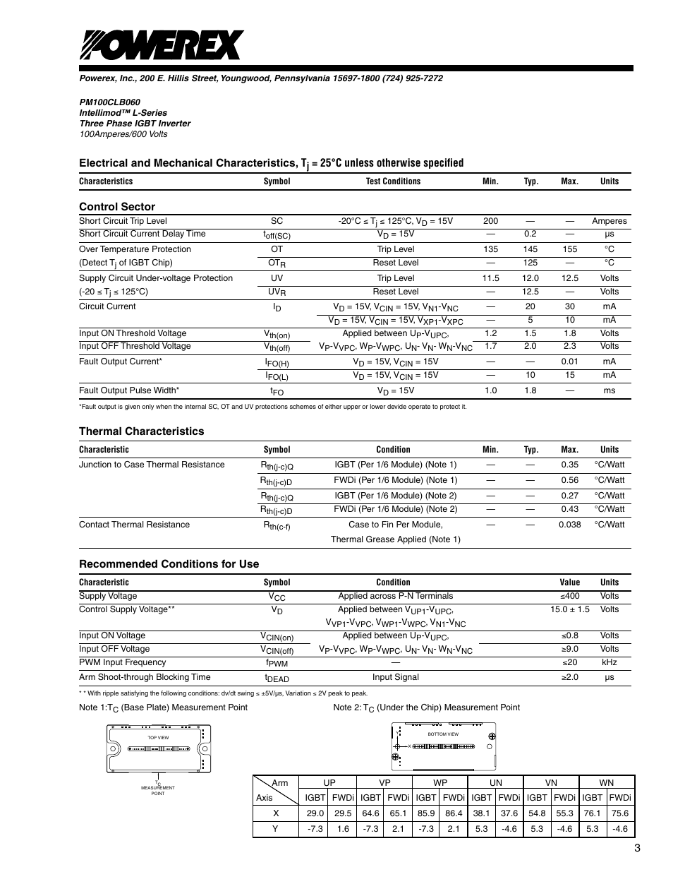 C&H Technology PM100CLB060 User Manual | Page 4 / 5