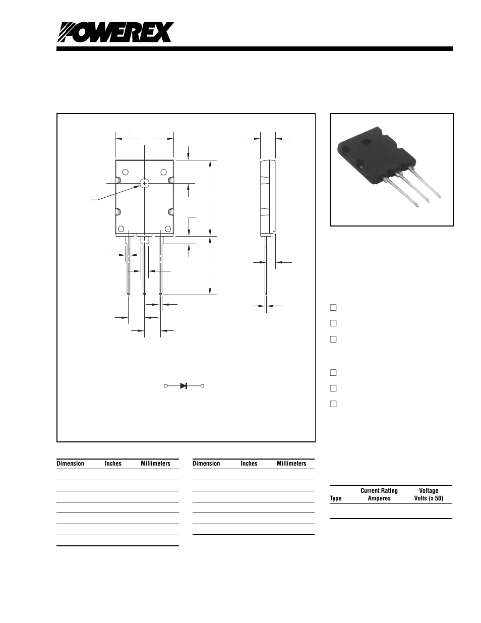 Super fast recovery single diode, Rm35hg-34s | C&H Technology RM35HG-34S User Manual | Page 2 / 3