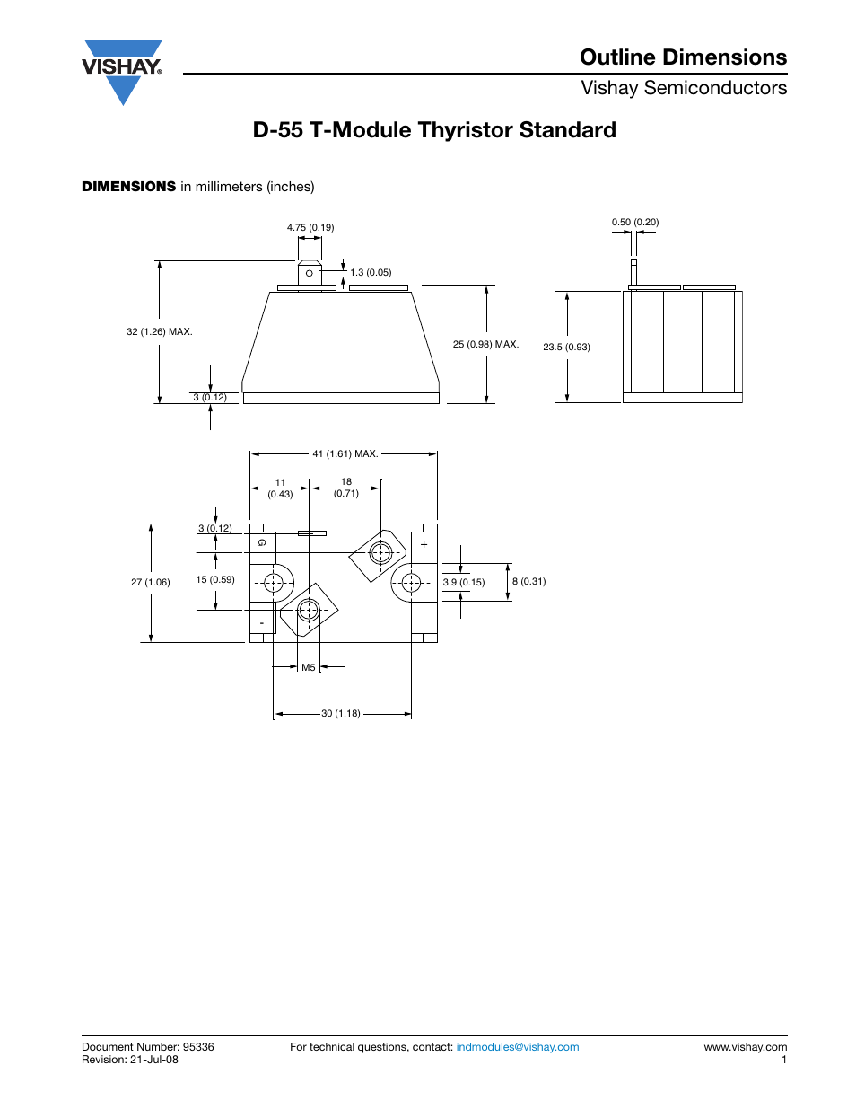 Vishay semiconductors | C&H Technology T90..RIA Series User Manual | Page 14 / 15