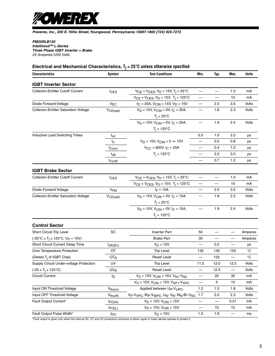 C&H Technology PM25RLB120 User Manual | Page 4 / 7