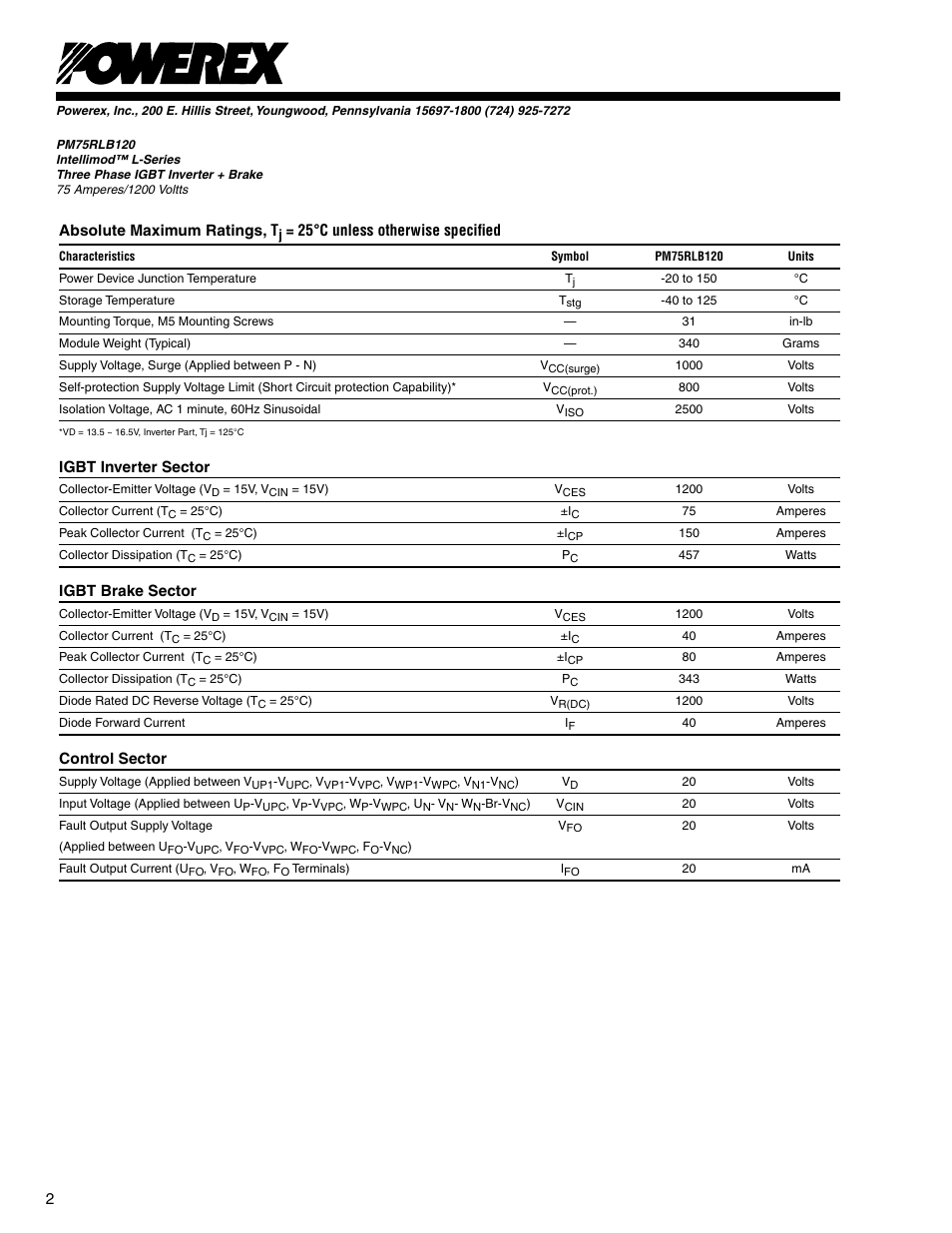 C&H Technology PM75RLB120 User Manual | Page 3 / 7
