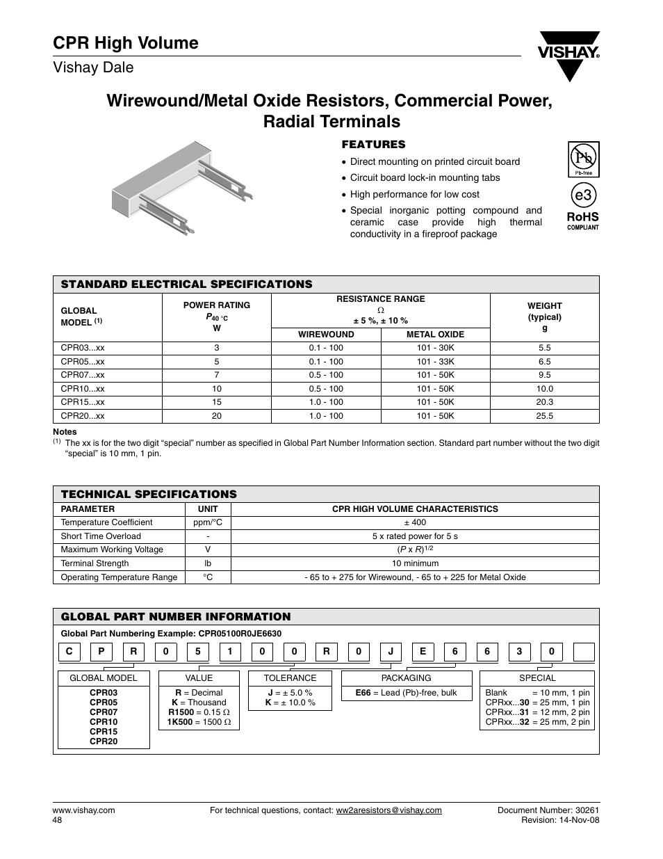 C&H Technology CPR-High-Volume User Manual | 4 pages