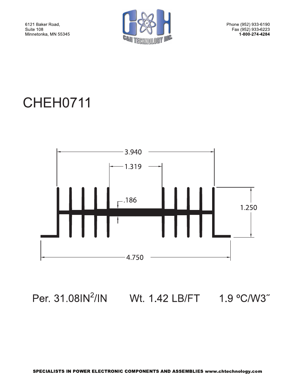 C&H Technology CHEH0711 User Manual | Page 2 / 2