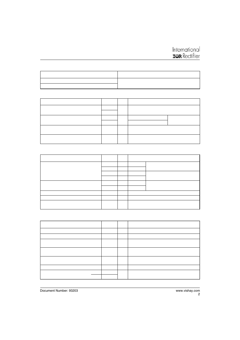 Thermal-mechanical specifications, Electrical specifications, Absolute maximum ratings | Voltage ratings | C&H Technology 113CNQ100A SERIES User Manual | Page 3 / 8