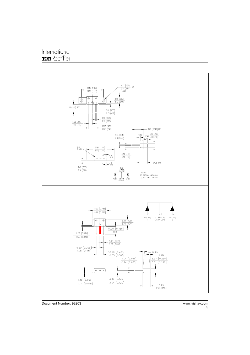 C&H Technology 113CNQ100A SERIES User Manual | Page 6 / 8
