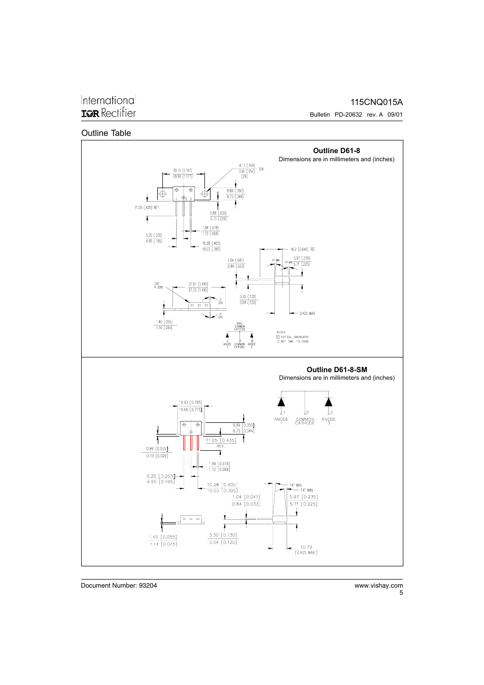 C&H Technology 115CNQ015A User Manual | Page 6 / 8