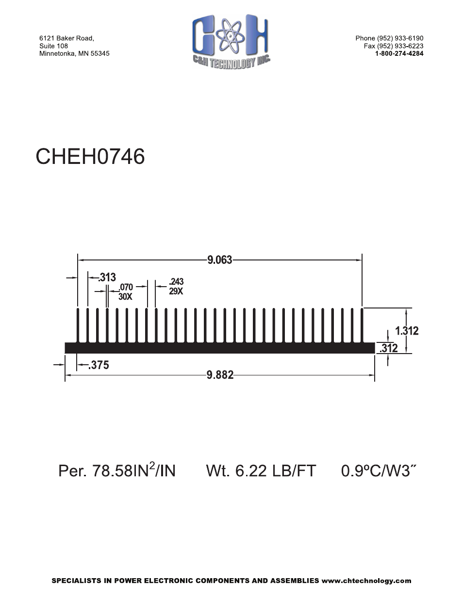 C&H Technology CHEH0746 User Manual | Page 2 / 2