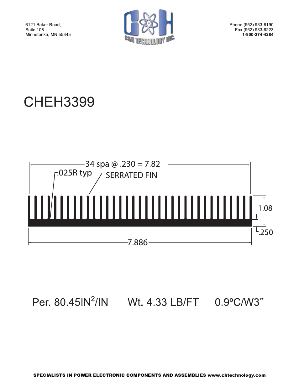 C&H Technology CHEH3399 User Manual | Page 2 / 2