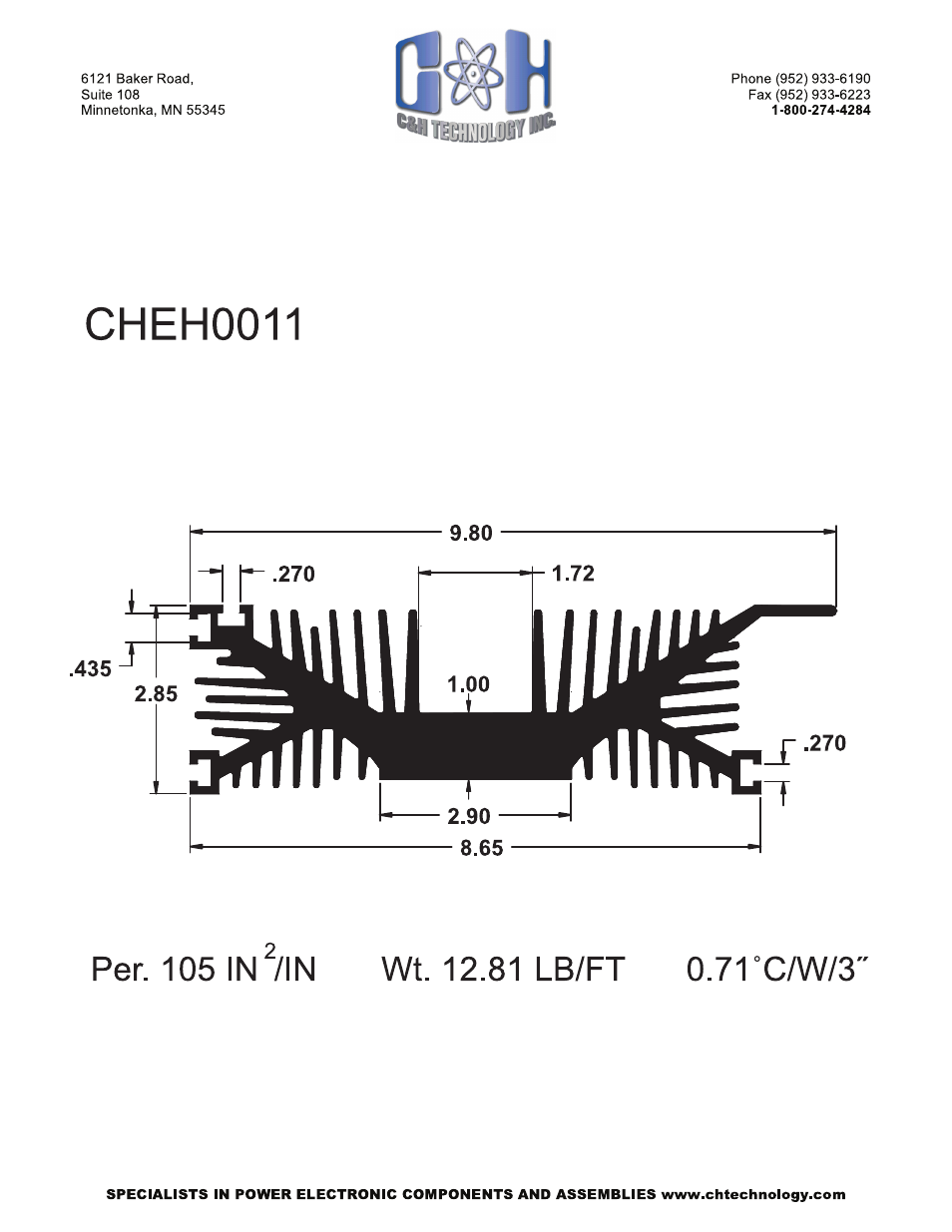 C&H Technology CHEH0011 User Manual | Page 2 / 2