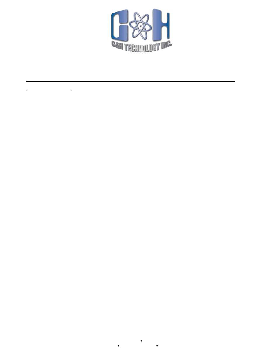 C&H Technology C170A KNS CLAMPS Mounting Instructions User Manual | 1 page