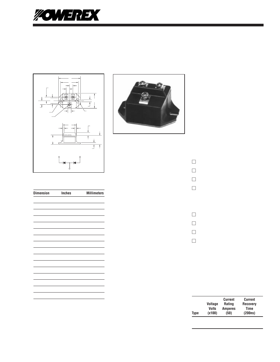 Super fast recovery dual diode modules, Cc24 n cn24 n | C&H Technology CN24_ _500N User Manual | Page 2 / 3