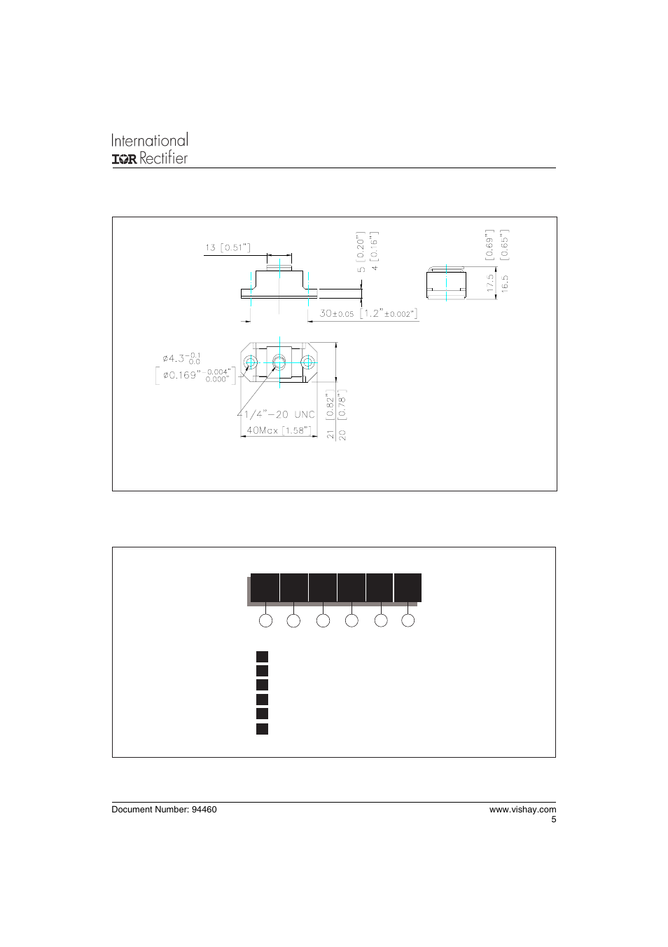 C&H Technology 182NQ030PbF User Manual | Page 6 / 7