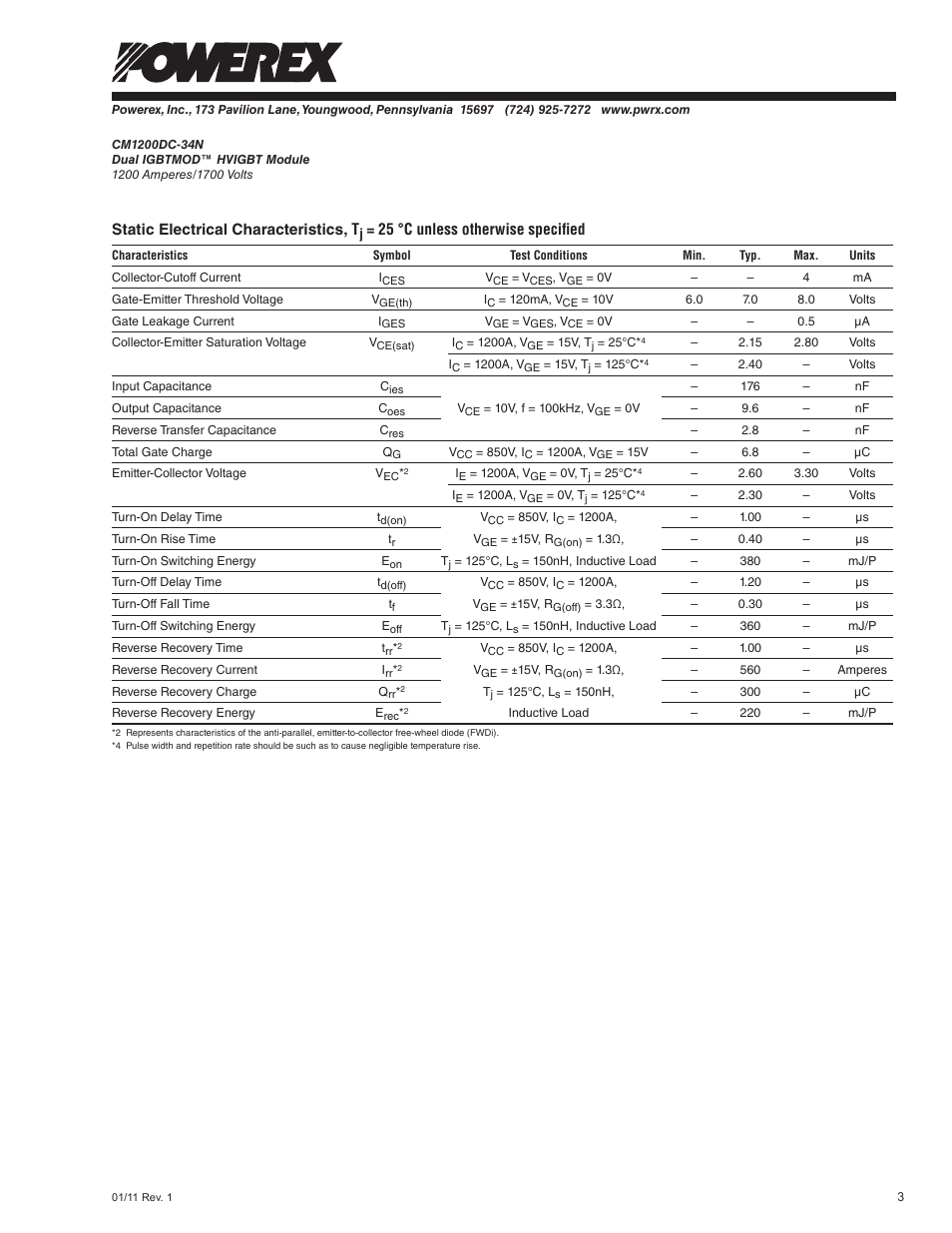 C&H Technology CM1200DC-34N User Manual | Page 4 / 7