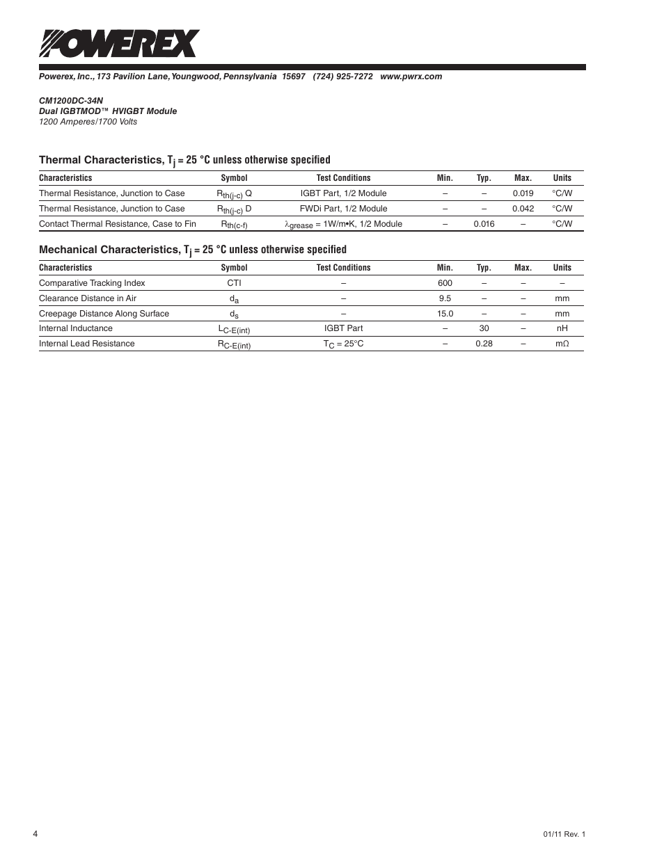 C&H Technology CM1200DC-34N User Manual | Page 5 / 7
