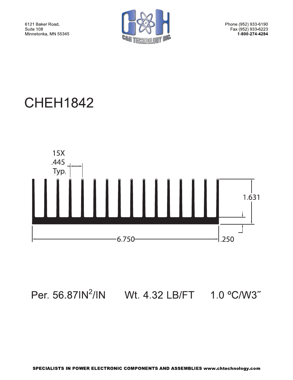 C&H Technology CHEH1842 User Manual | Page 2 / 2
