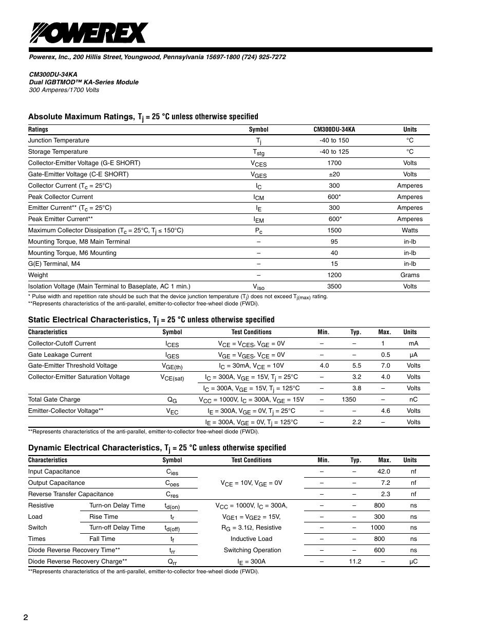 C&H Technology CM300DU-34KA User Manual | Page 3 / 5