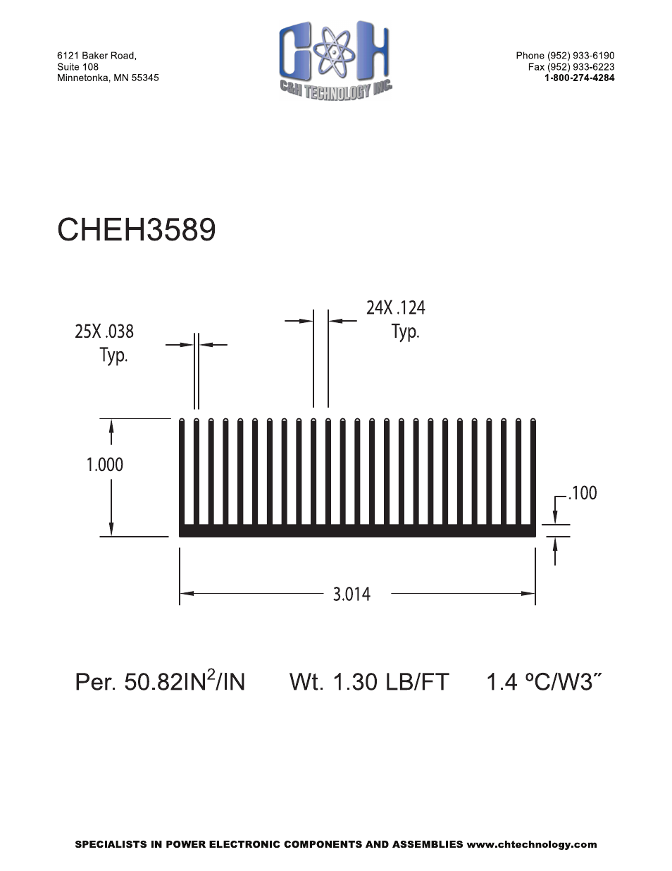 C&H Technology CHEH3589 User Manual | Page 2 / 2