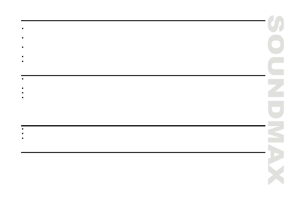 Power sup ply, Radio operation, Antenna | Maintenance and care | SoundMax SM-2601 User Manual | Page 3 / 7