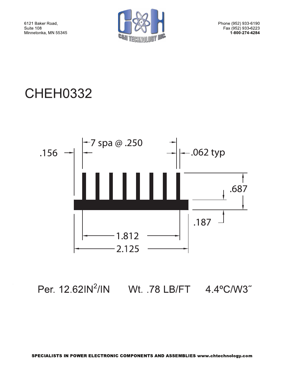 C&H Technology CHEH0332 User Manual | Page 2 / 2