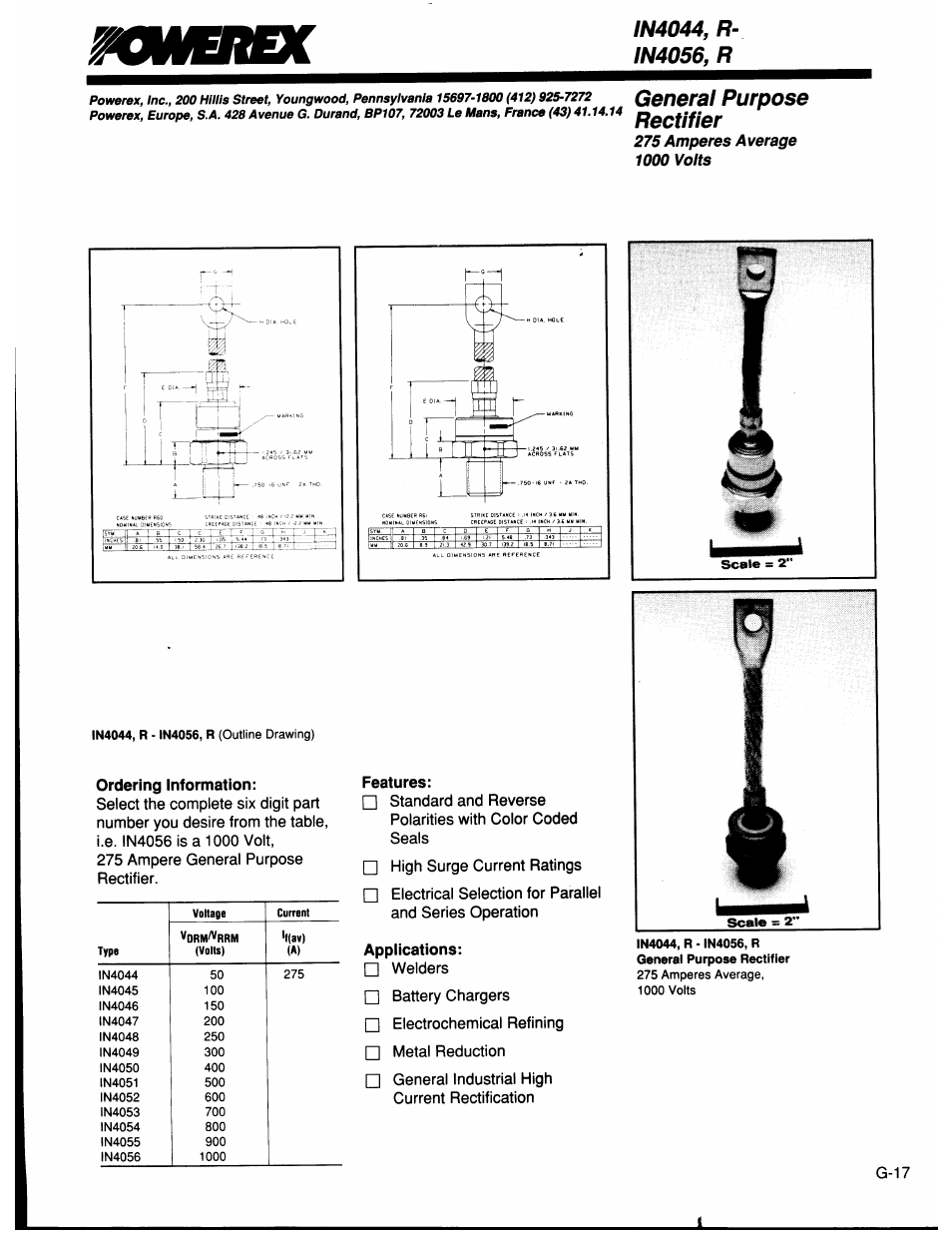 C&H Technology 1N4044(R) - 1N4056(R) User Manual | Page 2 / 5