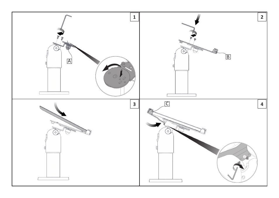 Atdec SpacePole SPXF202-02 Installation manual User Manual | Page 2 / 2