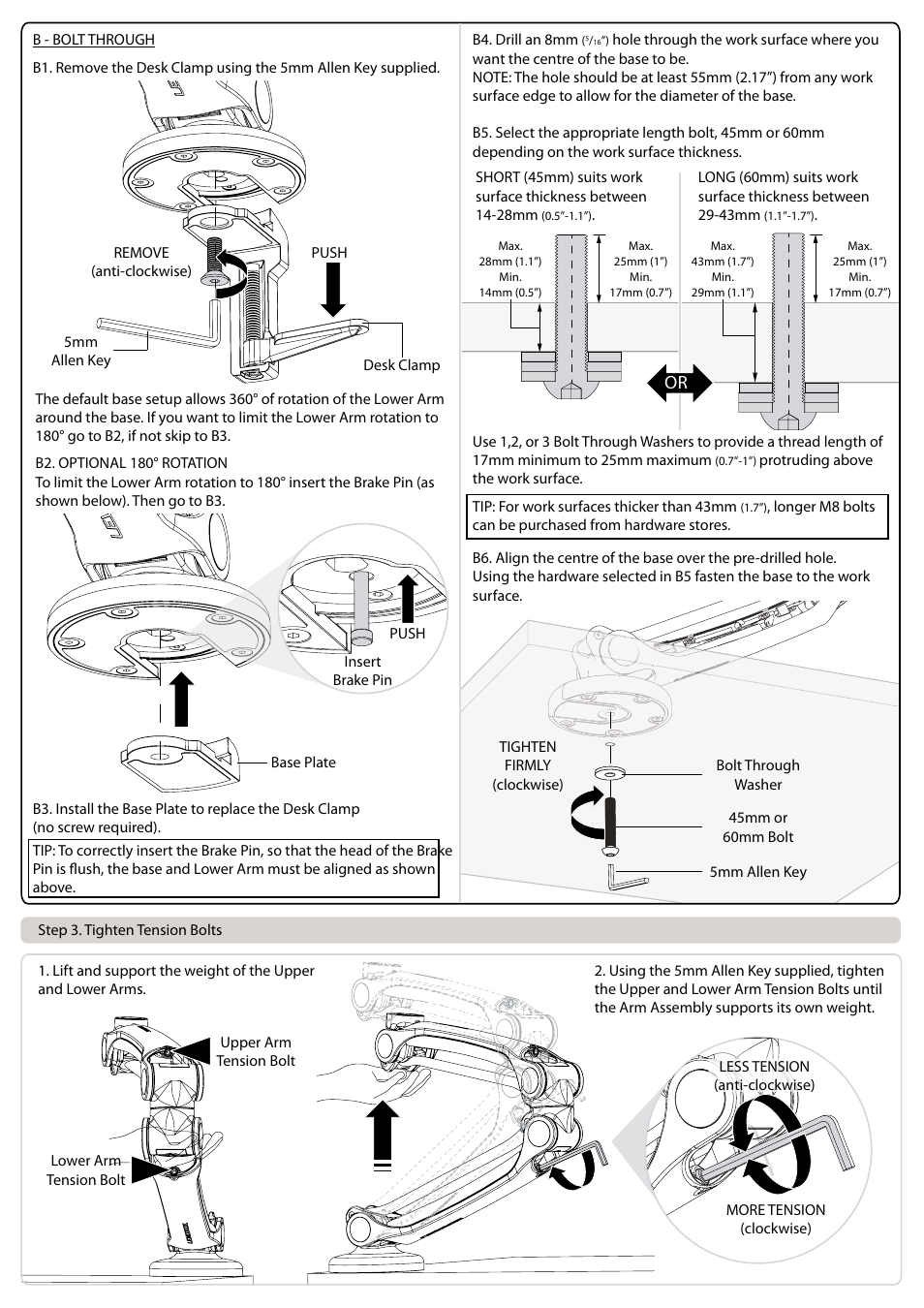 New lev installs split p2of6 | Atdec Levitate L-PW Installation manual User Manual | Page 2 / 6