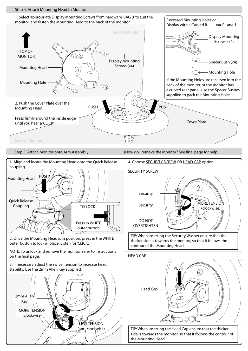 New lev installs split p3of6 | Atdec Levitate L-PW Installation manual User Manual | Page 3 / 6