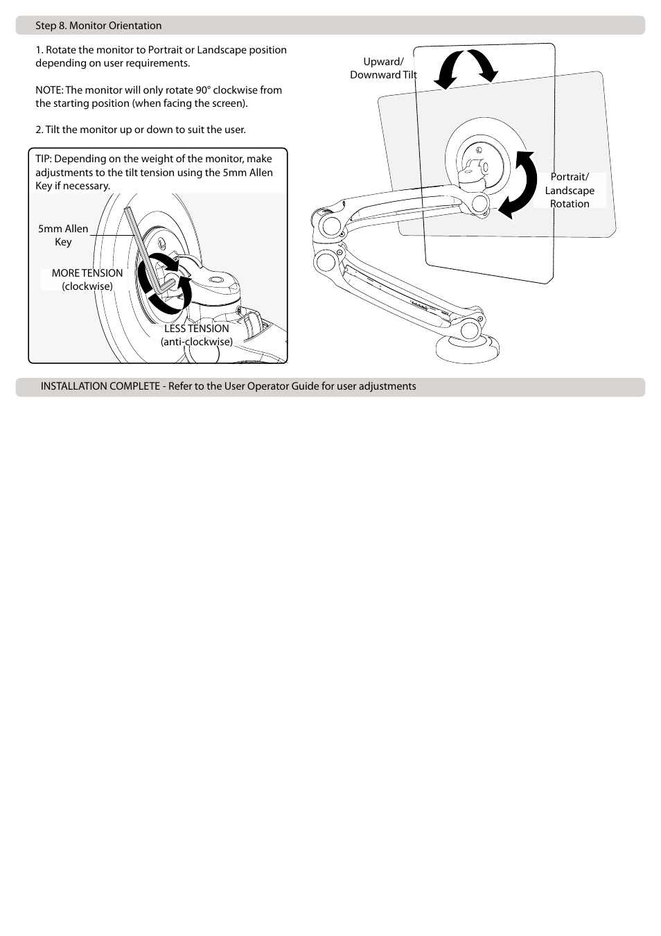 New lev installs split p5of6 | Atdec Levitate L-PW Installation manual User Manual | Page 5 / 6