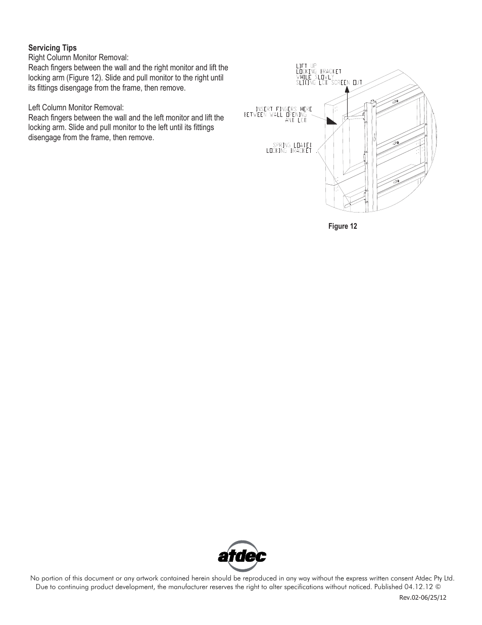 Th-va-2x2-necx463 installation instructions p5-01 | Atdec Telehook TH-VA-2x2-NECX463 Installation manual User Manual | Page 5 / 5