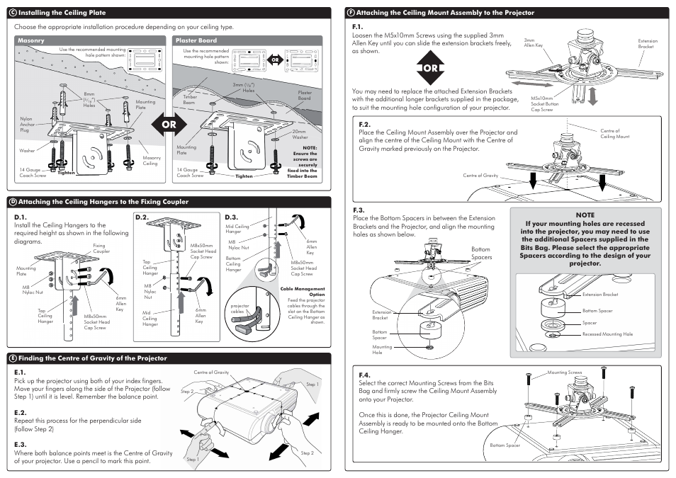 Atdec Telehook TH-WH-PJ-CM Installation manual User Manual | Page 2 / 2