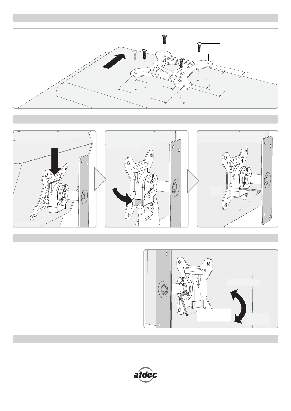 Atdec Spacedec SD-WD Installation manual User Manual | Page 2 / 2